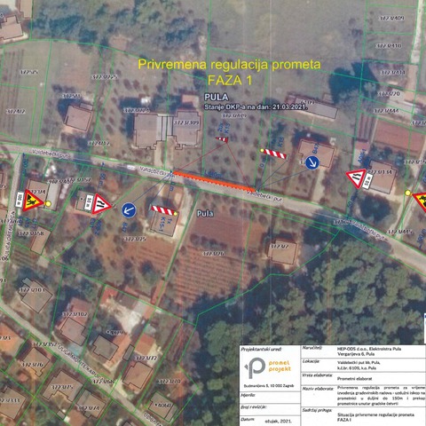 Privremena regulacija prometa_Valdebečki put_fazaI