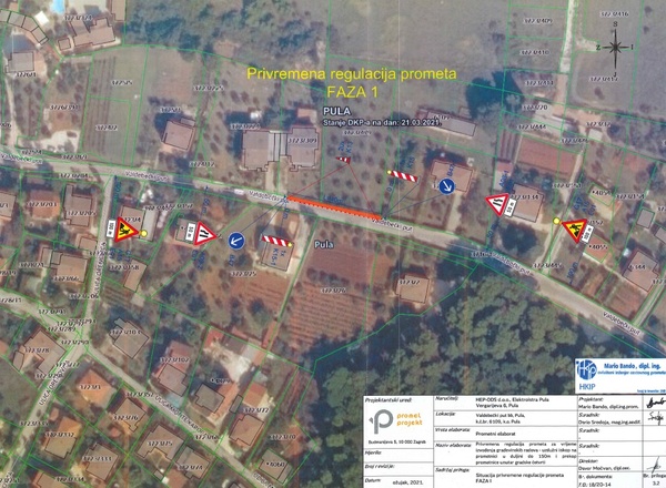 Privremena regulacija prometa_Valdebečki put_fazaI