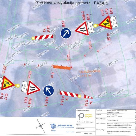 Privremena regulacija prometa na dijelu slijepog ogranka Štinjanske ceste
