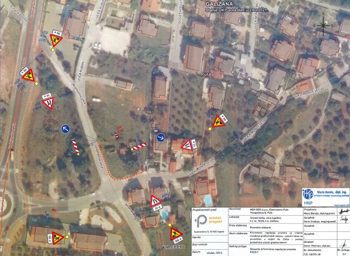 Privremena regulacija prometa_fazaI