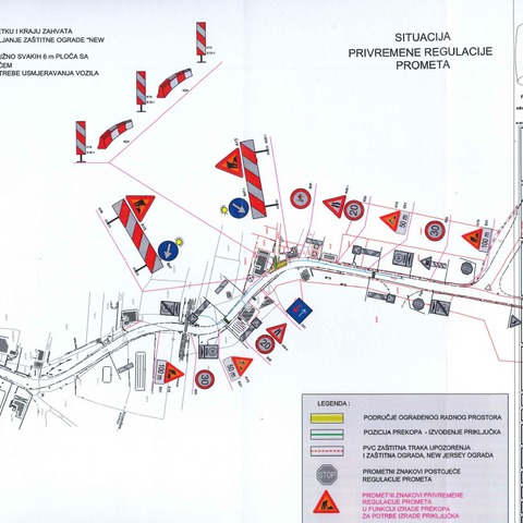 Privremena regulacija prometa na dijelu Labinske ulice