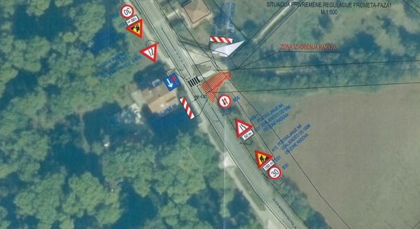 Privremena regulacija prometa na dijelu Ulice Marsovog polja