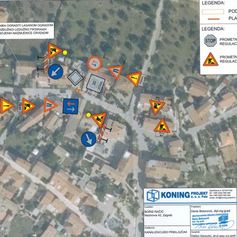Privremena regulacija prometa u Ulici Varoš_faza I