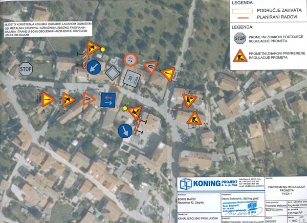 Privremena regulacija prometa u Ulici Varoš_faza I