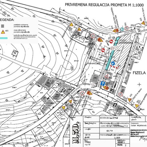 Privremena regulacija prometa u Ulici Vergarola