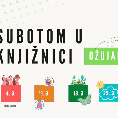 Subotom u knjižnici -ožujak