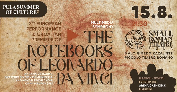The notebooks of Leonardo da Vinci u Malom rimskom kazalištu