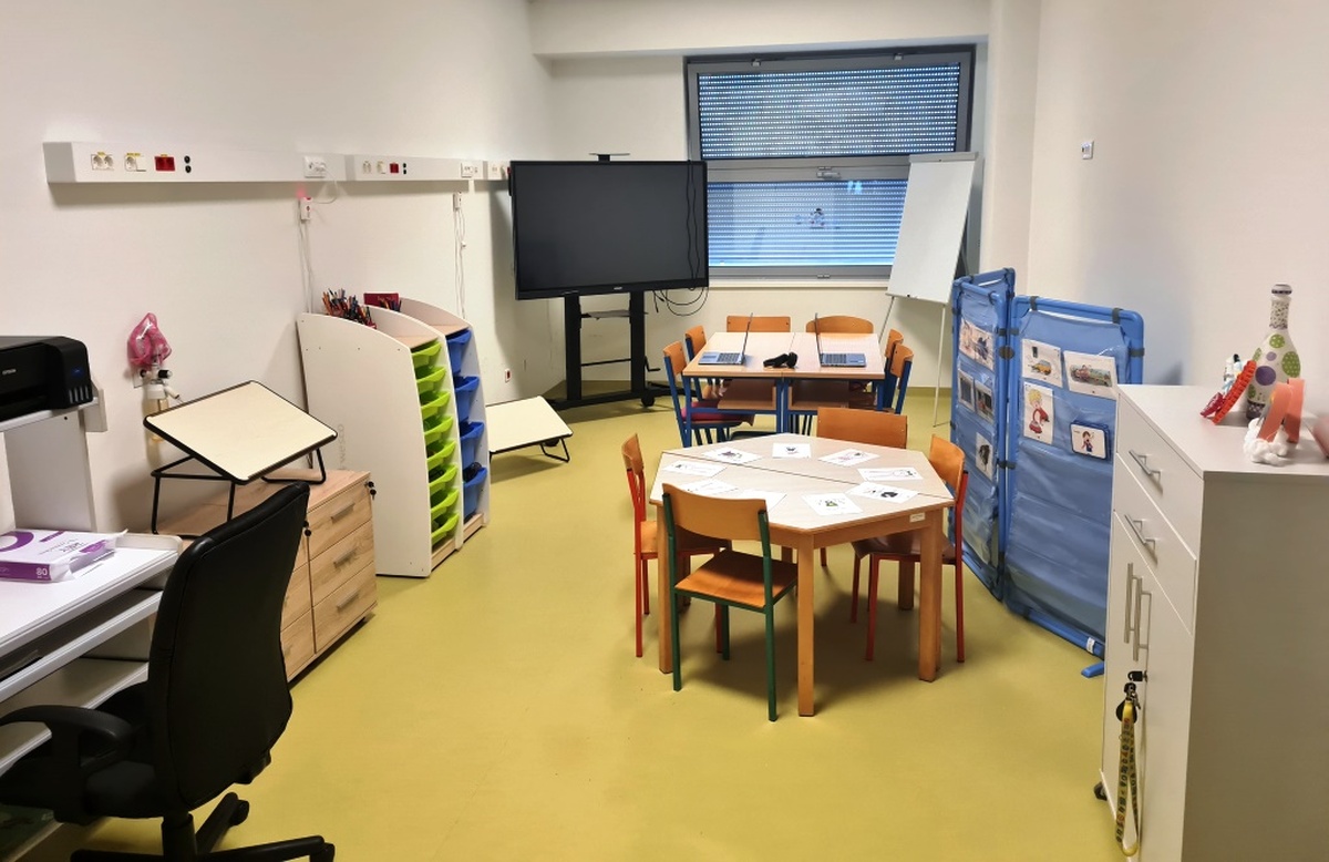 Skola pri bolnici - učionica