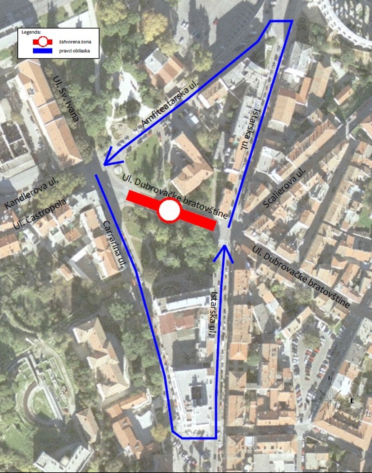 Radovi na sanaciji kolnika u Ulici Dubrovačke bratovštine