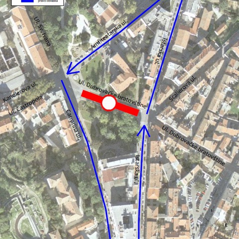 Radovi na sanaciji kolnika u Ulici Dubrovačke bratovštine