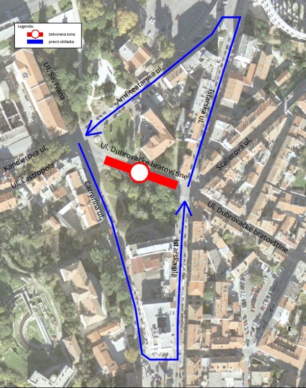 Radovi na sanaciji kolnika u Ulici Dubrovačke bratovštine