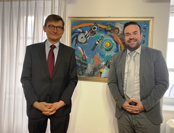 Gradonačelnik s veleposlanikom Austrije u RH