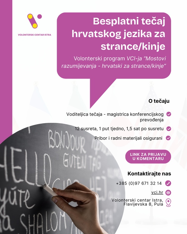 besplatni tečaj hrvatskog jezika za strance