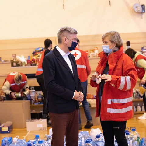 Gradonačelnik Pule Boris Miletić u obilasku Talijanske škole