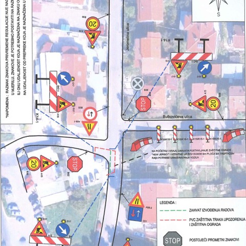 Privremena regulacija prometa fazaI
