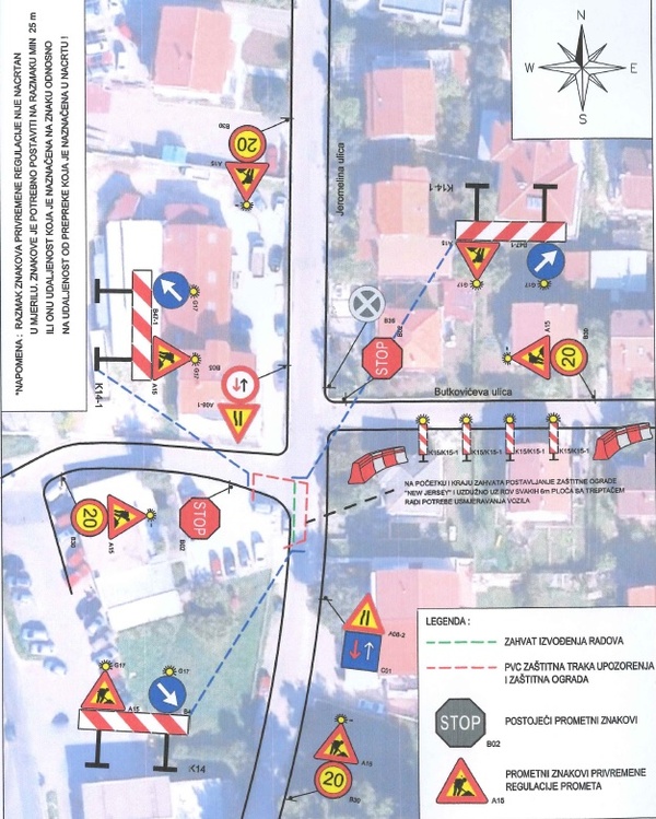Privremena regulacija prometa fazaI