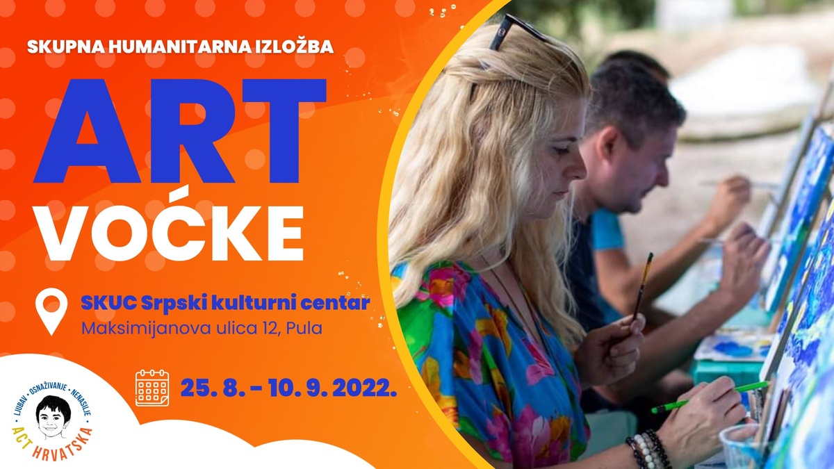humanitarna prodajna izložba ART VOĆKE