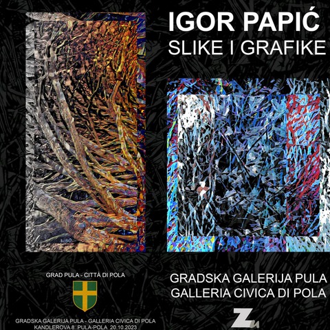 Izložbu slika i grafika Igora Papića