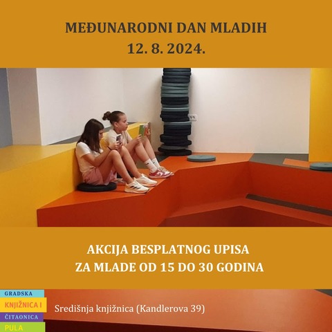 Akcija besplatnog upisa u gradsku knjižnicu