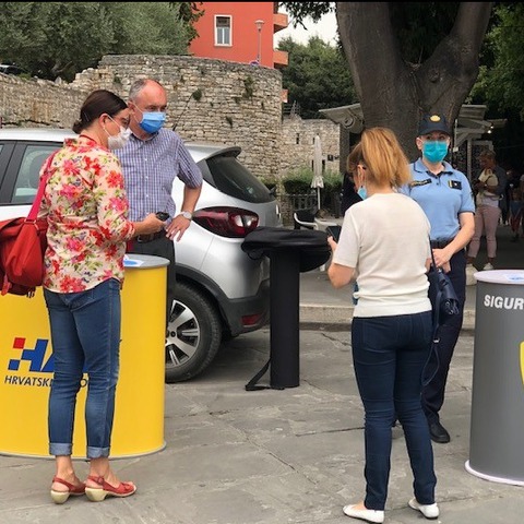 Prezentacija policije na Portarati