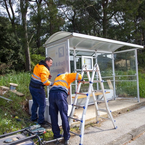 ozelenjivanje autobusnih nadstrešnica