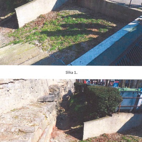 Prikaz lokacije postave podzemni kontejntera na Portarati/Giardini