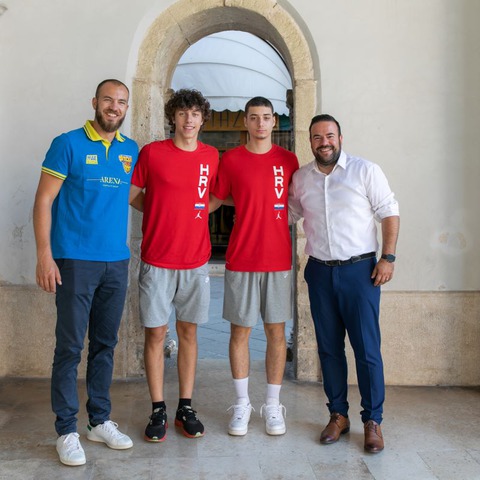 prijem hrvatske reprezentacije U17 u košarci 3x3