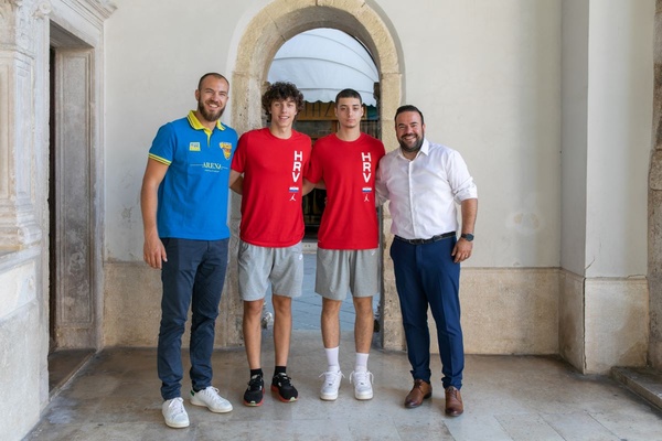 prijem hrvatske reprezentacije U17 u košarci 3x3