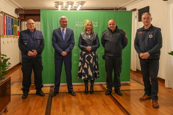 zajednički prijem Grada Pule i Istarske županije u povodu Međunarodnog dana civilne zaštite