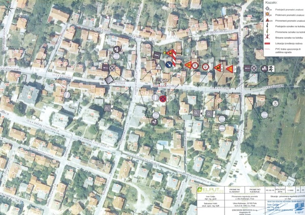 Privremena regulacija prometa u dijelu Ulice Kaštanjer_faza I