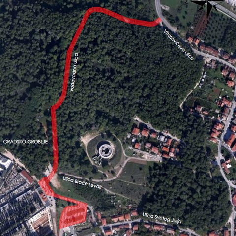 Privremena regulacija prometa kod groblja