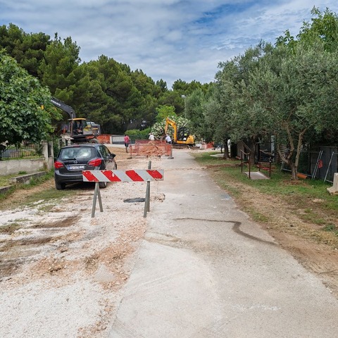 radovi u sklopu EU projekta Pula Sjever