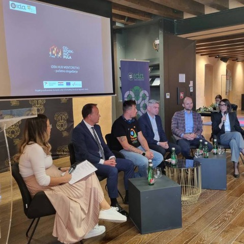 Predstavljanje mentora i poduzetnika uključenih u IdeaHUB ciklus mentorstva u sklopu projekta COWORKING PULA