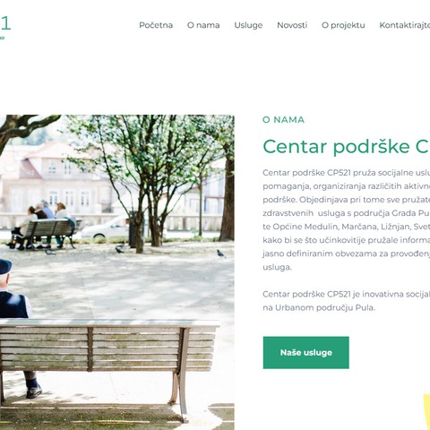 web stranica Centra podrške CP521