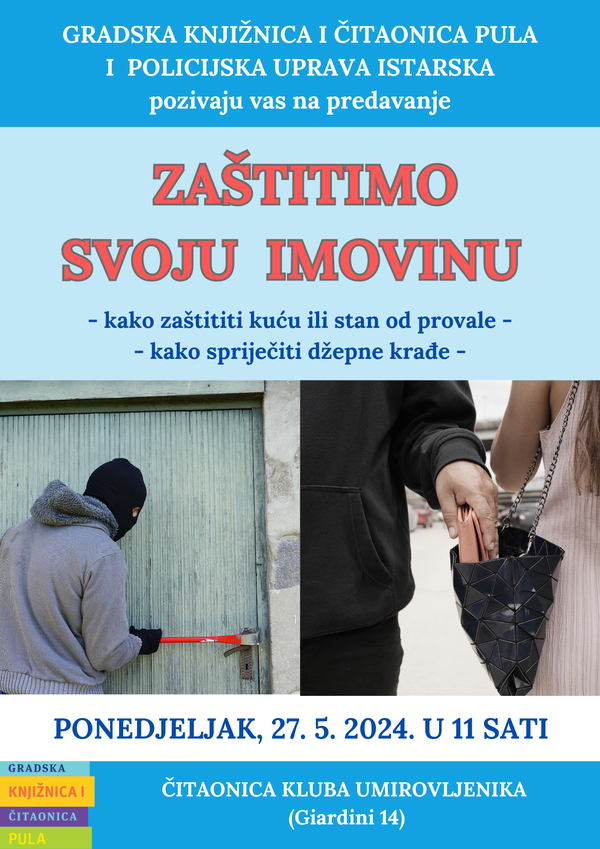 U Čitaonici kluba umirovljenika tematsko predavanje za osobe treće životne dobi
