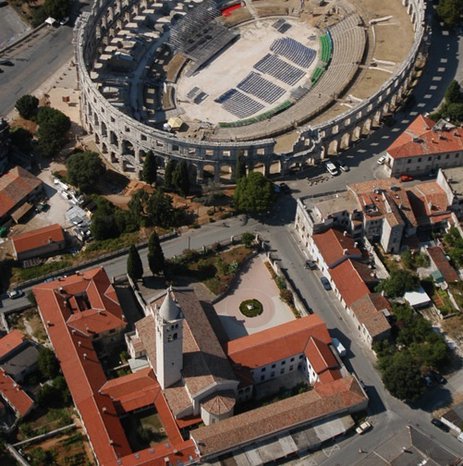Arena uslikana iz zraka