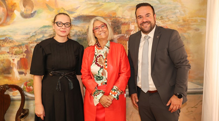 Portugalska veleposlanica Nj. E. Maria Paula Vieira Ferreira Leal da Silva u nastupnom posjetu Puli